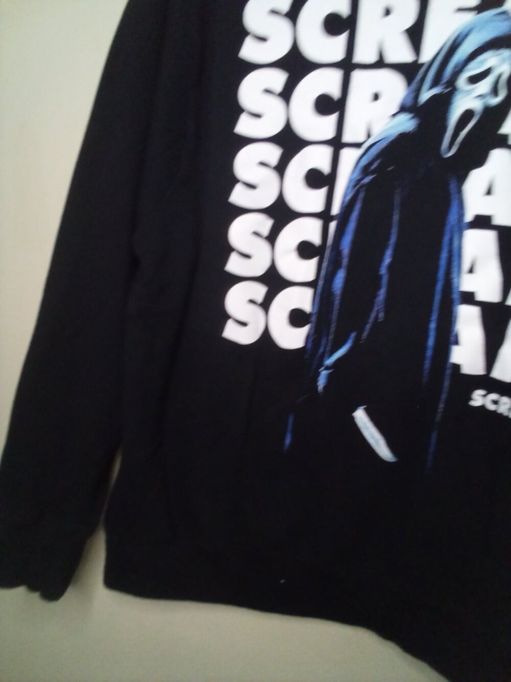 Scream Hoodie Adult XL Men Women Horror Graphic Pocket Black - Picture 11 of 13